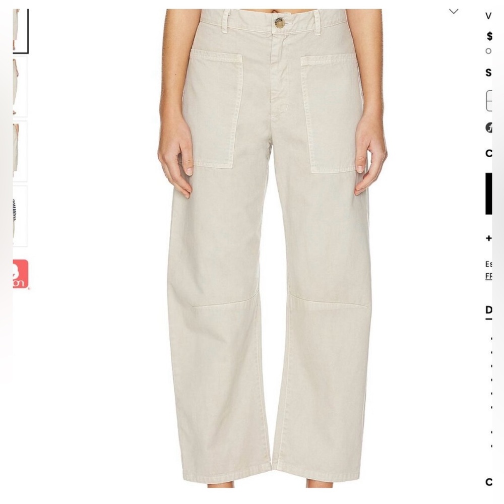 Brylie Pant - Velet by Graham & Spencer NWOT subtle barrel leg cut